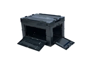 Plastic Outdoor Heavy Duty Pallet Bin Foldable Storage Bin Storage Containers Bins Stackable Pallet Box with Automotive Industry