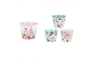 17D*14H*12B Decorative Metal Bucket for Garden and Home Decoration Stylish Storage Box