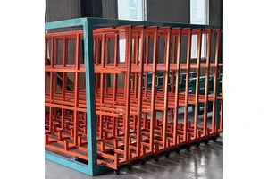 Vertical Pull Out Sheet Storage Rack Adjustable 5-Layer Industrial Warehouse Metal Plate Shelving For Efficient Management