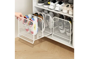Amz Hot Wholesale Carbon Steel Shoes Rack Cabinet Multi-Layer Partition Storage Floor Standing Easy Use for Bedroom Living Room