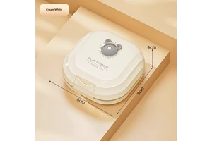 Food Grade Plastic PP Portable Triple Sealed Moisture-Proof Mini Plastic Storage Medicine Box