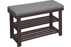 Multifunctional Entrance Channel High Quality Bamboo Shoe Racks for Home Shoes Bench with Flip up for Furniture