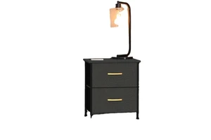 Modern 2 Tier Metal Organizer Shelf, Easy Assembly Storage Cabinet, Floor Standing Rack for Kitchen Bathroom Home Organization