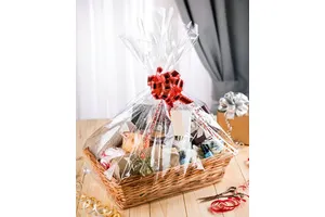 JY Wicker Baby & Kids Gift Basket Sets 52X26X38 Cm Handmade Woven Storage & Birthday/Hampers Wholesale