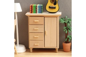 Factory Wholesale Miniature Cupboard Ornaments Storage Cabinet Model Decor