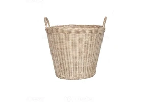 Natural Color Eco-Friendly Luxury Rattan Woven Storage Basket Multi-Purpose Home Decor for Living Room Kitchen & Bathroom