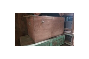Handcrafted Rustic Large Wooden Decorative Storage Box