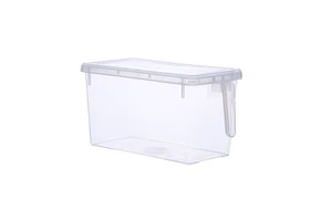 2025 PET Fridge Kitchen Organizer Plastic Food Storage Container Set Storage Box Bin