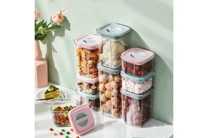 Airtight Food Storage Container Cereal Bin Plastic Food Canisters With Lids BPA Free