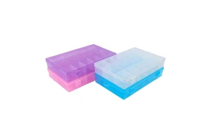 13 Grid Adjustable Electronic Components Project Storage Assortment Box Bead Organizer Jewelry Box Plastic Storage Case