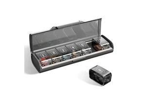 Glosen 8335 7-Day Portable PP+ABS Multi-Functional Pill Organiser-Travel Medicine Box with Customizable Colors Logo-Medical Kit