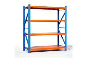 5/6 Layer Heavy Duty Shelving Steel Warehouse Shelves Adjustable Industrial Boltless Storage Rack 100kg Garage Metal Q235 Shelf