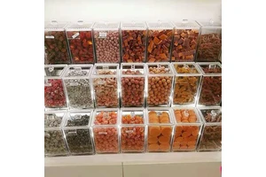 ECOBOX Candy Storage Bins Boxes Scoop Bins Plastic Airtight Candy Storage Bins With Lids