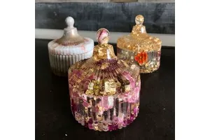 RR ENTERPRISES Designer Handmade Luxury Decorative Trinket Storage Box India Origin Model RR202515325
