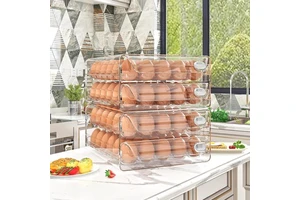 Food Grade Cold Storage Large Capacity Transparent Material Egg Storage Box