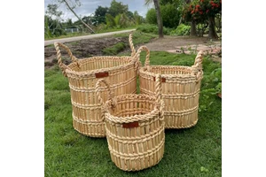 Eco-friendly water hyacinth basket, New design VG0026