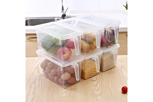 Plastic Manufacturers Storage Bins clear Eco-friendly Material Tool Storage Box Organizer with Lids