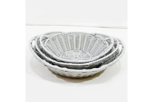 Eco-Friendly Natural Water Hyacinth Rectangular Woven Basket Tray for Bread Fruits and Home Decor Vietnam