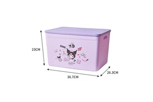 Portable Multifunctional Space-Saving Storage Box OEM Neat Tidy Plastic Wicker Bin for Food Jewelry Bedding Clothing