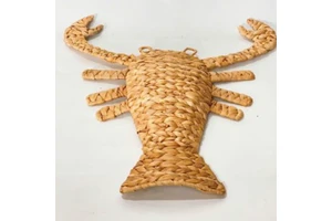Water Hyacinth Luxury Handmade Decorative Storage Basket Lightweight Durable Eco-Friendly Kitchen Storage Wholesale Home Decor