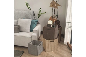 Shandong Woven Storage Baskets Home Decorative Children's Picnic Fruit Style Wicker and Willow Rattan Directly From China