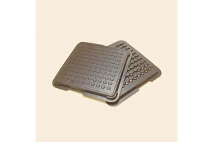 Plastics Turnover Tray Storage Tray Black Wholesale Plastic Component Tray Black