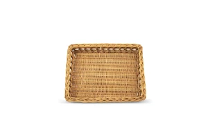 JY Wholesale Straw Wicker Rattan Woven Basket With Handle Storage Basket Bread Storage Basket
