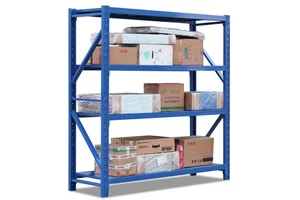 Durable Medium Duty Adjustable Cold Rolled Steel Storage Rack for Warehouse Item Storage