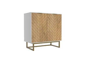 Organizing Living Room Space with Elegant Decor Storage Cabinet