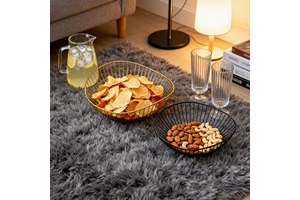 Indoor Household Storage Metal Container Hengyu Fashion Hollow Out Art Craft Festival Candy Snack Tabletop Decor