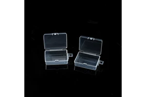 Transparent Plastic Storage Box Rectangle PP Material With Lid For Small Items Packaging Zhejiang Made