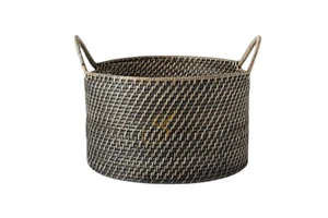 Eco-Friendly Rattan Basket, Wicker Basket, Laundry Basket with Handle