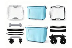 Storage Box Plastic Mould For Organization And Logistics With Stackable And Locking Lids