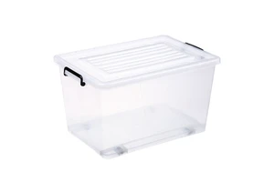 Professional Made Quality-Assured Square Plastic Waterproof Stackable Storage Box with Lid