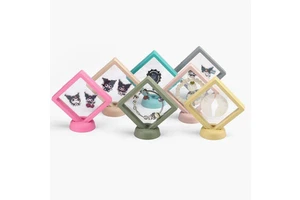 2026 Storage Box Square 100 Pcs Customized Color PE Transparent Suspension Drawer Box For Rings Necklaces