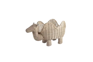 High Quality Eco-Friendly Wicker Rattan Animal Baby Basket Storage Organizer Home Decor From Vietnam Manufacturer
