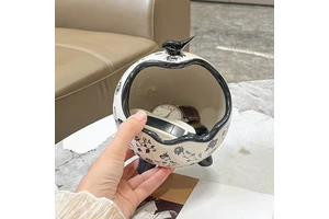Ceramic Storage, Creative Vintage Style Storage Box, Bathroom Miscellaneous Storage Box, Desktop Decoration Storage.