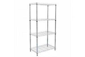 Classic Ultra Durable Solid Steel Wire Rack Organizer Heavy Duty NSF Storage Rack Shelf for Living Room Garage Warehouse Kitchen