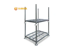 Hot-dip Galvanizing Transport Storage Stackable Metal Pallets