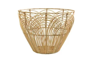 Hot New Design Bamboo Rattan Storage Basket Woven Basket Customize Size for Home Organizing
