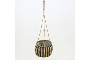 Artex Dong Thap Factory's Eco-Friendly Handicrafts Braided Water Hyacinth Seagrass Storage Baskets Model BH4211A Made in Vietnam