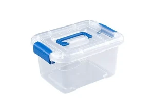 Wholesale Transparent Storage Box Bins Plastic Storage Container Organizer with Lid