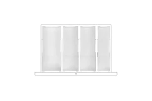 Popular White Small Plastic Modern Storage Tray Lightweight Non Slip Base for Bedroom Dresser Organize Cosmetics and Jewelry