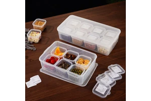 School Kindergarten Restaurant Canteen Food Sample Retention Container Small-Sized Fresh-Keeping Plastic Tasting Box 301-500ML