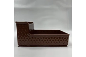 Plastic PP Straw Kitchen Bathroom Storage Baskets Food Grade Modern Luxury Adjustable Flexible Organizer Tools Chopsticks Spoons