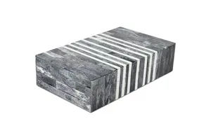 Luxury Resin Storage Box with MDF Interior for Home Gift Home Decoration and Accessories