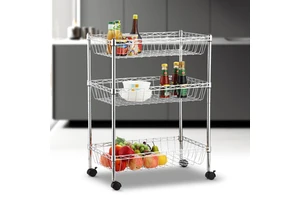 Wholesale 3 Tier Storage Rack Kitchen Storage Organizer Good Price Storage Racking for Standing Type