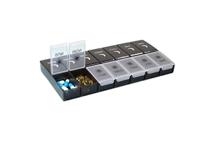 7 Days a Week Pill Organizer Morning and Night Pill Holder Storage Box Splitter Travel Medicine Organizer Portable Medicine