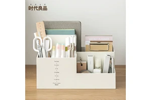 OEM/ODM Plastic Portable Desk Pencil Organizer Office Stationery Pen Storage Holder Desktop Organizer