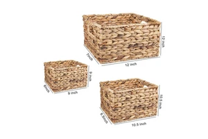 Water Hyacinth Storage Basket